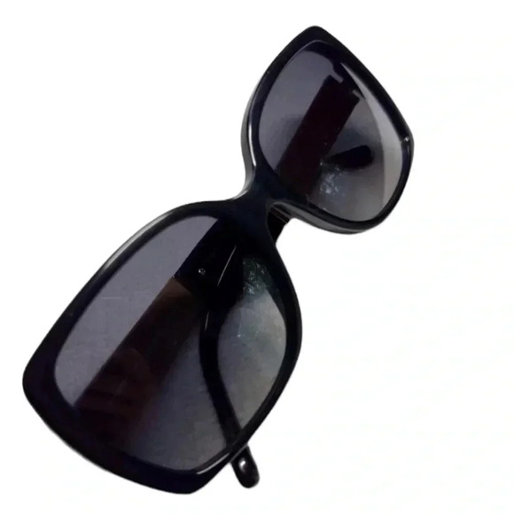 Burberry B 4160 3433/T3 Sunglasses Black w/ Classic Plaid polarized - Picture 5 of 7